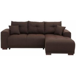 Home affaire Ecksofa Viborg, mit Regal in der Armlehne, wahlweise mit Bettfunktion