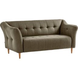 exxpo - sofa fashion 3-Sitzer, mit Holzfüßen, frei im Raum stellbar