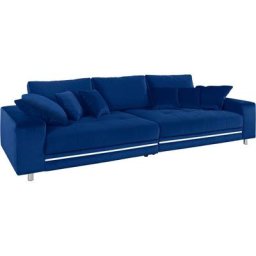 Mr. Couch Big-Sofa, wahlweise mit Kaltschaum (140kg Belastung/Sitz) und RGB-Beleuchtung