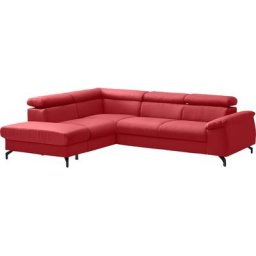 COTTA Polstergarnitur Komaris I, (Set), Set: bestehend aus Ecksofa und Hocker, frei im Raum stellbar