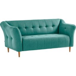 exxpo - sofa fashion 3-Sitzer, mit Holzfüßen, frei im Raum stellbar
