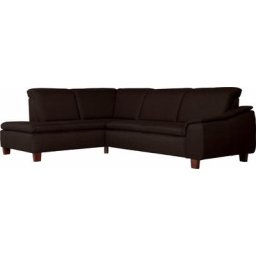 Max Winzer® Ecksofa Alessio, mit abgerundeter Rückenlehne, Ottomane wahlweise links oder rechts