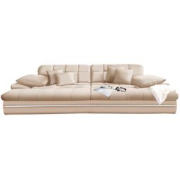 Mr. Couch Big-Sofa Biarritz, wahlweise mit Kaltschaum (140kg Belastung/Sitz) und RGB-Beleuchtung