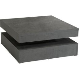 FORTE Couchtisch, mit Funktion, drehbare Tischplatte, Breite ca. 78x78 cm