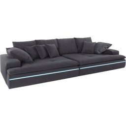 Mr. Couch Big-Sofa, wahlweise mit Kaltschaum (140kg Belastung/Sitz) und AquaClean-Stoff