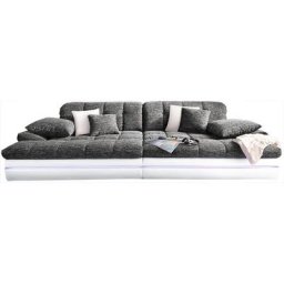 Mr. Couch Big-Sofa Biarritz, wahlweise mit Kaltschaum (140kg Belastung/Sitz) und RGB-Beleuchtung