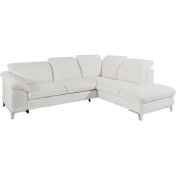 COTTA Polstergarnitur, (Set), Set: bestehend aus Ecksofa und Hocker, Ecksofa wahlweise Bettfunktion