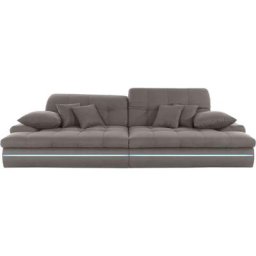 Mr. Couch Big-Sofa Biarritz, Wahlweise mit Kopfteilverstellung und RGB-LED-Beleuchtung