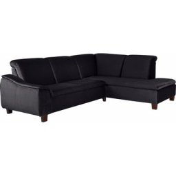 Max Winzer® Ecksofa Alessio, mit abgerundeter Rückenlehne, Ottomane wahlweise links oder rechts