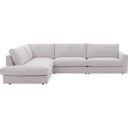 Home affaire Ecksofa Remersburg, aus Kunststoff Füßen, mit losen Rücken- und Sitzkissen