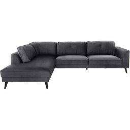 Guido Maria Kretschmer Home&Living Ecksofa Cosini, mit eleganter Kreuznaht in den Rückenkissen