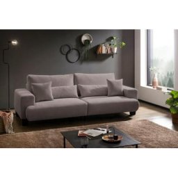 exxpo - sofa fashion Big-Sofa, inklusive loser Rücken- und Zierkissen, frei im Raum stellbar