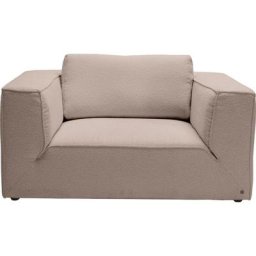 TOM TAILOR Loveseat BIG CUBE STYLE, mit bequemen Stegkissen, extra große Sitztiefe, Breite 147 cm