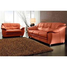 sit&more Polstergarnitur, Kunstleder SOFTLUX® (2-tlg), aus je einem 2- und 3-Sitzer
