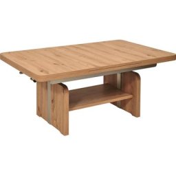 Vierhaus Couchtisch, Couchtisch, Platte wildeiche Dekor, ausziehbar, höhenverstellbar