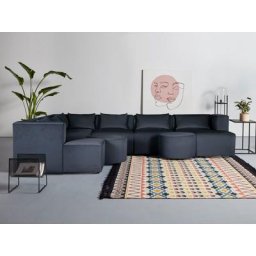 GALA Ecksofa Rue Ginoux, 8 Teile, zusammengesetzt aus Modulen, in vielen Bezugsqualitäten und Farben