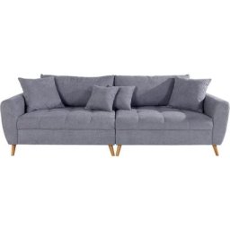 andas Big-Sofa Penelope Luxus, mit besonders hochwertiger Polsterung für bis zu 140 kg pro Sitzfläche