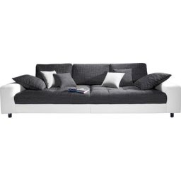 Mr. Couch Big-Sofa Tobi, wahlweise mit Kaltschaum (140kg Belastung/Sitz) und RGB-Beleuchtung