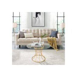 Leonique Couchtisch Danice, mit runder Tischplatte in modernem Design