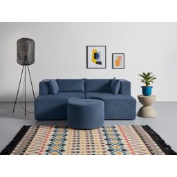 GALA Sofa Rue Ginoux, 3 Teile, zusammengesetzt aus Modulen, in vielen Bezugsqualitäten und Farben.