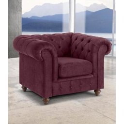 Home affaire Sessel Chesterfield, mit Knopfheftung, auch in Leder
