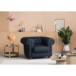 Max Winzer® Chesterfield-Sessel Kent, Sessel mit edler Knopfheftung, Breite 110 cm