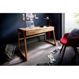 Home affaire Laptoptisch Dura, aus Massivholz, mit Soft-Close Funktion der Schubladen