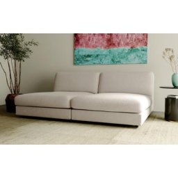 andas Big-Sofa Pori, mit tiefer Sitzfläche, in 2 Bezugsqualitäten