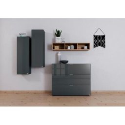 set one by Musterring Wohnzimmer-Set Chicago, (Set, 4-St), mit offenem Regal