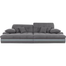Mr. Couch Big-Sofa Biarritz, Wahlweise mit Kopfteilverstellung und RGB-LED-Beleuchtung