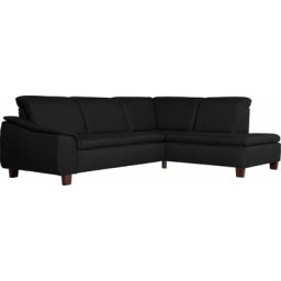 Max Winzer® Ecksofa Alessio, mit abgerundeter Rückenlehne, Ottomane wahlweise links oder rechts