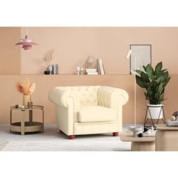 Max Winzer® Chesterfield-Sessel Kent, Sessel mit edler Knopfheftung, Breite 110 cm