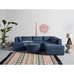 GALA Ecksofa Rue Ginoux, 5 Teile, zusammengesetzt aus Modulen, in vielen Bezugsqualitäten und Farben.