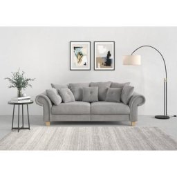 Home affaire Big-Sofa Queenie Megasofa, 2 Teile, mit weichem Sitzkomfort und zeitlosem Design, viele kuschelige Kissen
