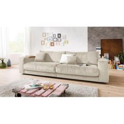 3C Candy Big-Sofa Enisa II, incl. 1 Flatterkissen, Wahlweise mit Flecken-Schutz-Bezug Easy care