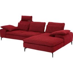 W.SCHILLIG Ecksofa valentinoo, Set, inklusive Hocker, mit Sitztiefenverstellung, Breite 299 cm