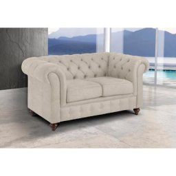 Home affaire 2-Sitzer Chesterfield, mit Knopfheftung, auch in Leder
