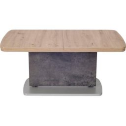 Vierhaus Couchtisch, Couchtisch, Platte Dekor, Wangen Dekor, Bodenplatte silberfarbig