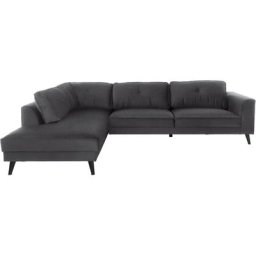 Guido Maria Kretschmer Home&Living Ecksofa Cosini, mit eleganter Kreuznaht in den Rückenkissen