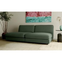 andas Big-Sofa Pori, mit tiefer Sitzfläche, in 2 Bezugsqualitäten