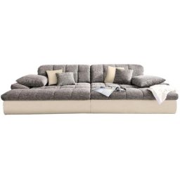 Mr. Couch Big-Sofa Biarritz, wahlweise mit Kaltschaum (140kg Belastung/Sitz) und RGB-Beleuchtung