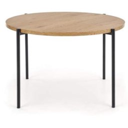 andas Couchtisch Vantaa, Tischplatte aus massiver Eiche, generelle Maße (B/T/H): 60/60/45 cm
