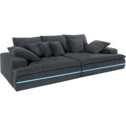 Mr. Couch Big-Sofa Haiti AC, wahlweise mit Kaltschaum (140kg Belastung/Sitz) und AquaClean-Stoff