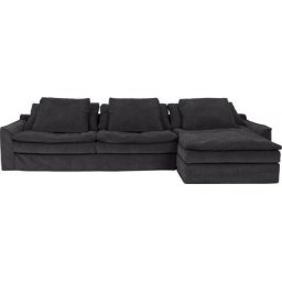 furninova Big-Sofa Sake, mit 6 Kissen, abnehmbarer Hussenbezug, Kissen mit Federn gefüllt