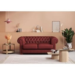 Max Winzer® Chesterfield-Sofa Kent, 2-Sitzer mit edler Knopfheftung, Breite 175 cm