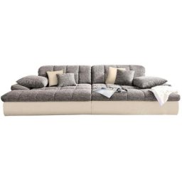 Mr. Couch Big-Sofa Biarritz, wahlweise mit Kaltschaum (140kg Belastung/Sitz) und RGB-Beleuchtung