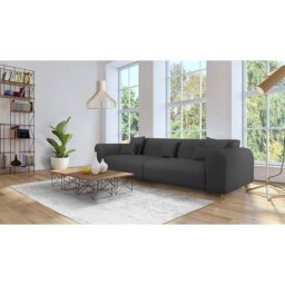 andas Big-Sofa Svennis, in 2 Bezugsqualitäten, B/T/H: 314/98/83 cm