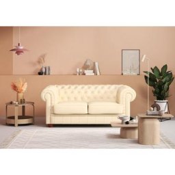 Max Winzer® Chesterfield-Sofa Kent, 2-Sitzer mit edler Knopfheftung, Breite 175 cm