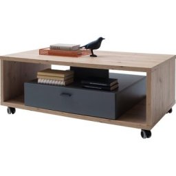 MCA furniture Couchtisch Lizzano, Landhausstil, Wohnzimmertisch bis 50 Kg belastbar, Tisch 115 cm breit