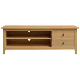 Wohn[glück]lich by Infantil Lowboard Solvita, TV-Board, Schrank, Kiefer massiv, Breite 144 cm, Landhaus